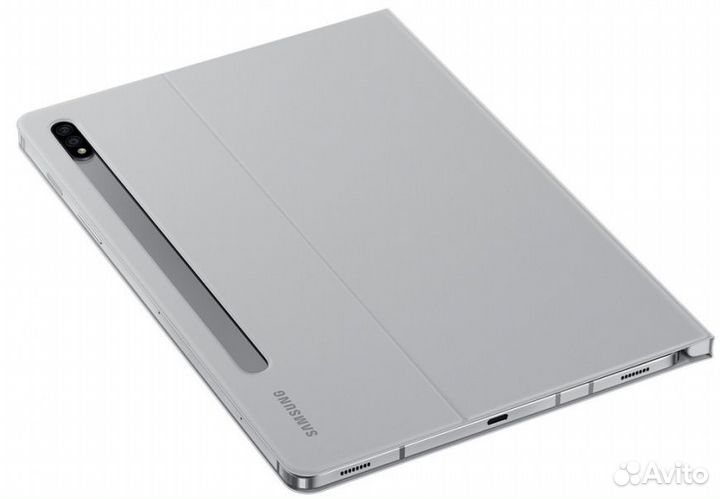 Оригинал Чехлы Samsung Tab S7 / S8 (Серый, Чёрный)
