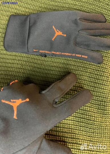 Зимние перчатки Nike Jordan с флисом