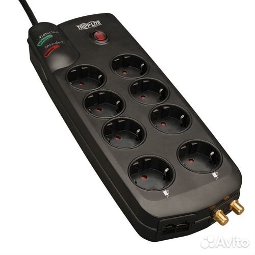 Сетевой фильтр 8 розеток Tripp Lite TLP82nsatd