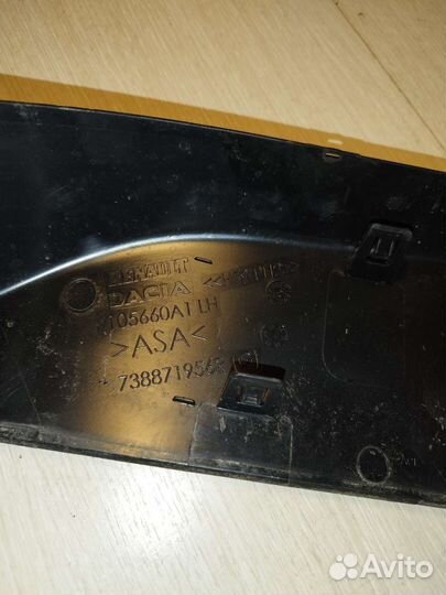 Накладка рейлинга задняя левая Renault Duster