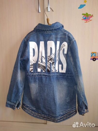 Джинсовая куртка для девочки