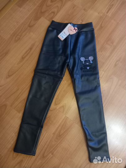 Лосины на флисе для девочки