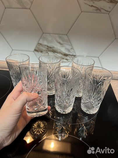 Хрустальные стаканы СССР