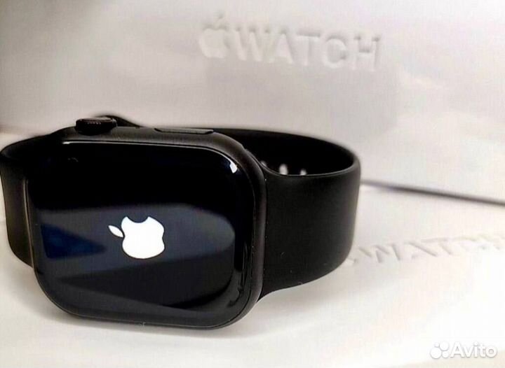 Apple Watch Series 9 45mm(apple коробка+яблочко)