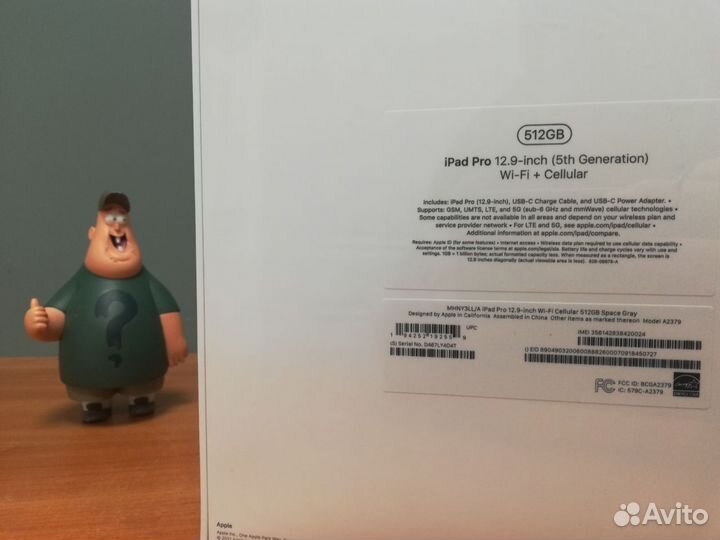 Apple iPad Pro 12.9 5th Gen M1 512Gb Cellular Wi-F