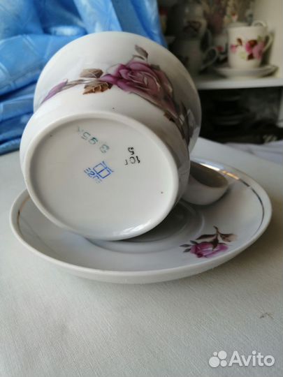 Чашка с блюдцем