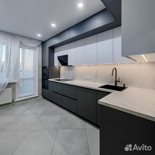 Современная кухня на заказ мдф фасады