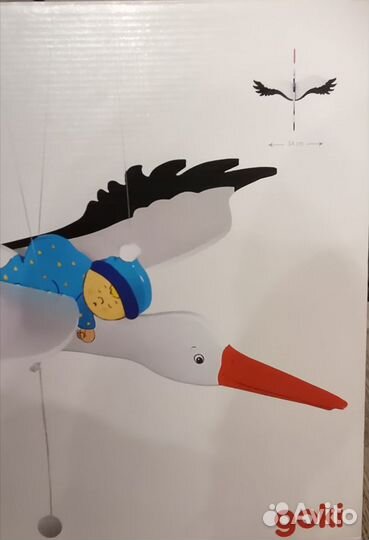 Мобиль, деревянная игрушка