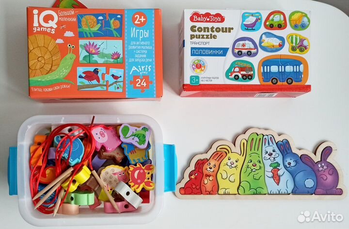 Развивающие игрушки для малышей от 1 года