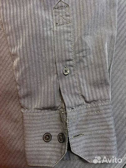 Рубашка мужская серая 50 разм