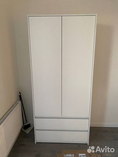 Шкаф распашной белый 90 см