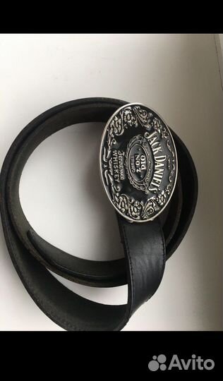 Мужской кожаный ремень jack daniel'S