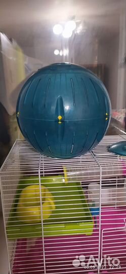 Клетка для хомяка с трубами