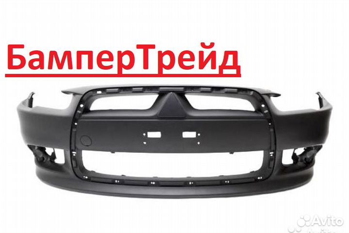 Крашеный бампер Митсубиси Лансер X2010 рестайлинг