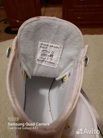 Коньки фигурные женские 37 размер новые