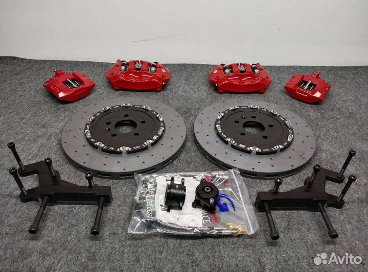 Комплект карбон керамика akebono 10 pot оригина