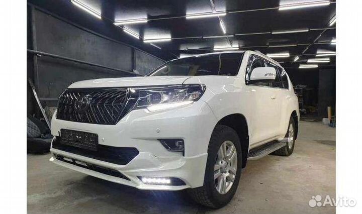 Обвес TRD белый Land Cruiser Prado 150 TY2018