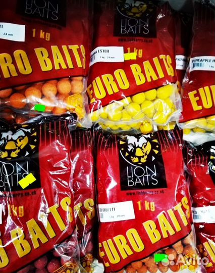 Бойлы вареные, пылящие