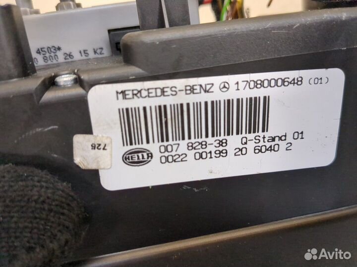 Компрессор центрального замка Mercedes SLK R170, 2