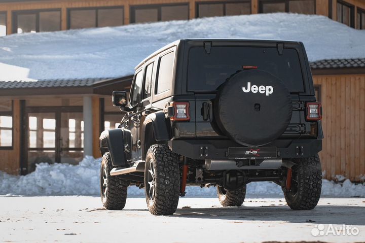 Бампер силовой задний BMS proline Jeep Wrangler JL