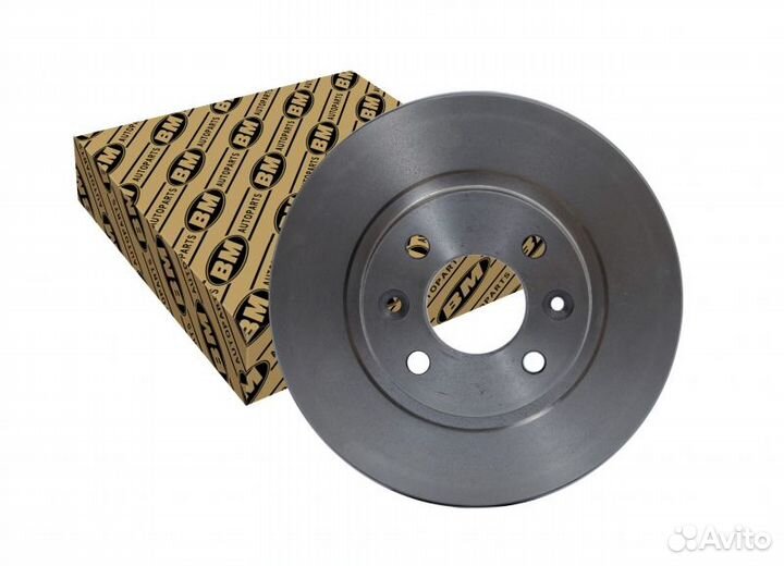 Диск тормозной вентилируемый, без abs (1шт.)