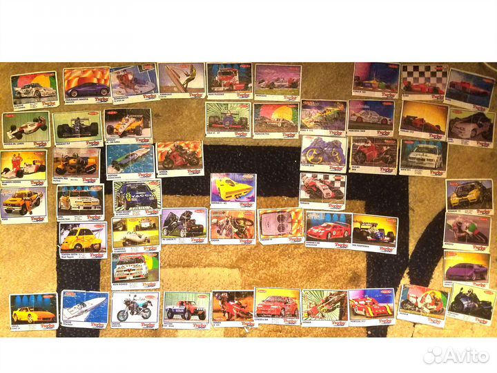 Вкладыши от жвачки турбо