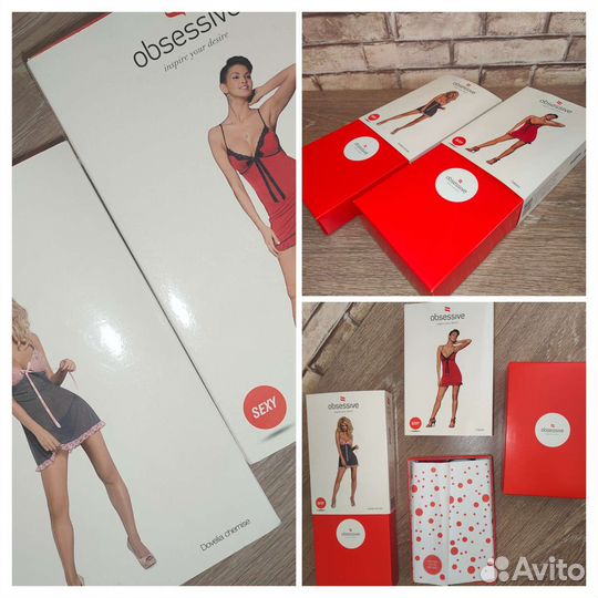 Сорочки obsessive новые S/M
