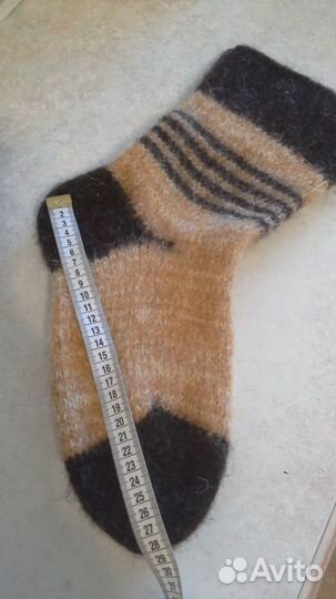 Шерстяные носки мужские из собачьей шерсти