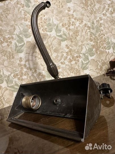 Лампа настольная винтаж латунь