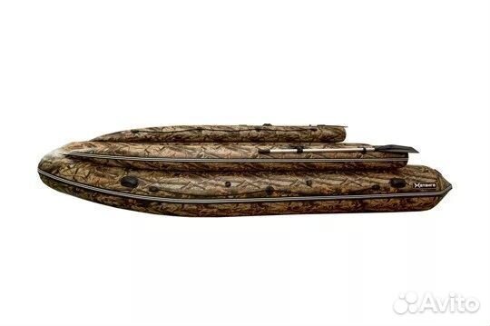 Лодка пвх sibriver хатанга JET LUX - 425 нднд лес