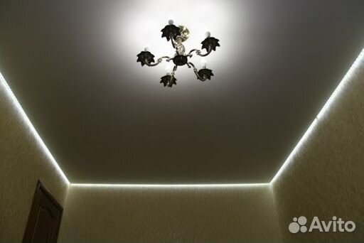 Потолок натяжной обычный и любой сложности