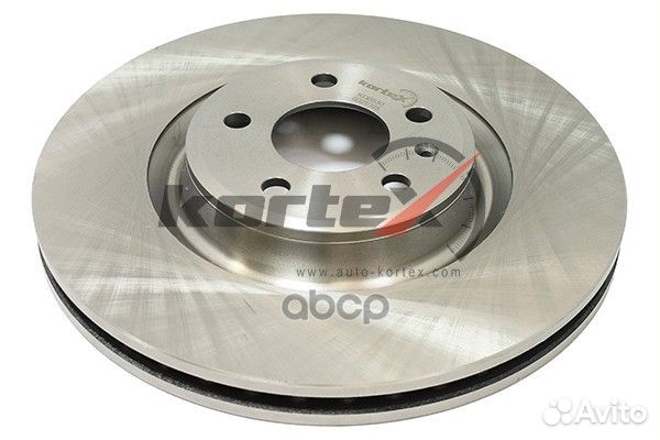 Диск торм. audi A4/Q5 08- перед.вент.(d345mm) K