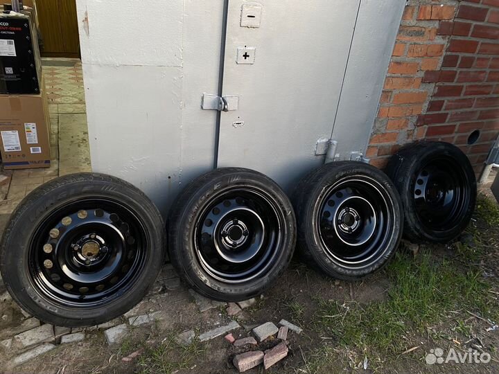 Комплект колес 205/55/r16, 4x108 ford, citroen