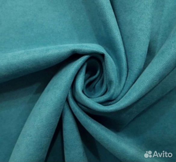 Шторы канвас бирюза