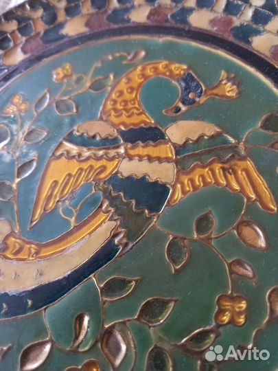 Тарелки, мозаика, эмаль, бронза, Германия