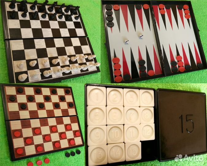 Шахматы Нарды Шашки Пятнашки