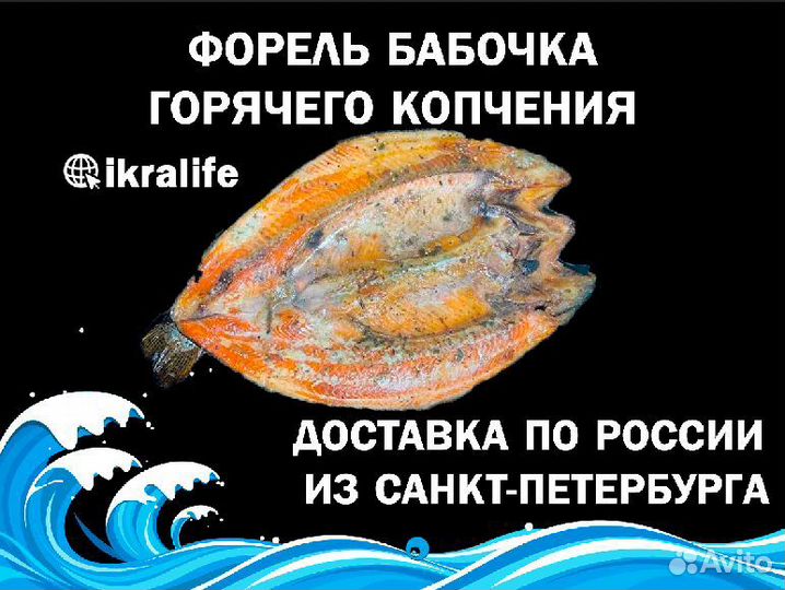 Форель Горячего копчения бабочка для Ресторанов