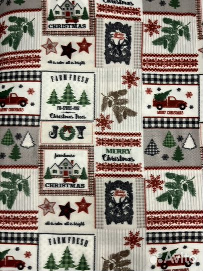 Плед флисовый Новогодний, подарок на Новый год