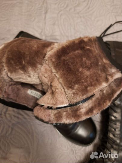 Зимние женские сапоги 38 натуральная кожа