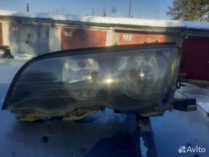 Фары bmw e46 дорест