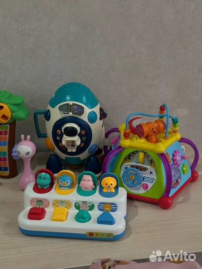 Детские игрушки (fisher price, alilo, baby go)