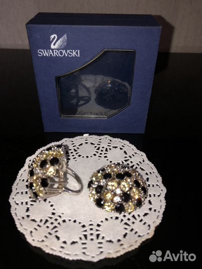 Кольцо и подвеска swarovski