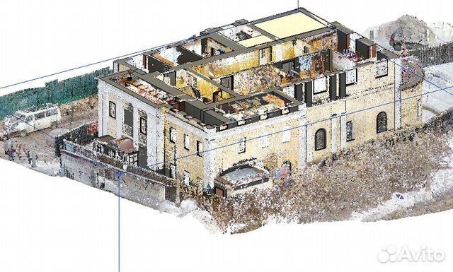 Лазерное сканирование, обмеры, создание 3д модели