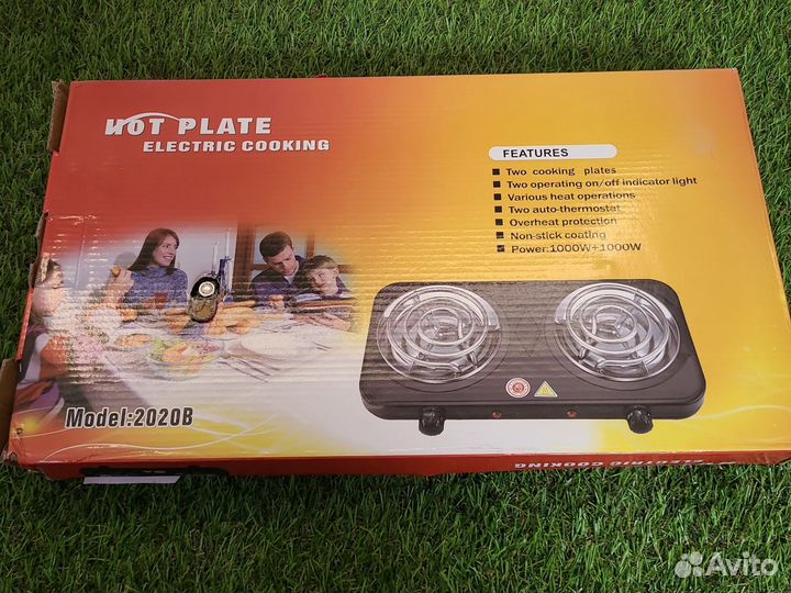 Плита электрическая белая тм06