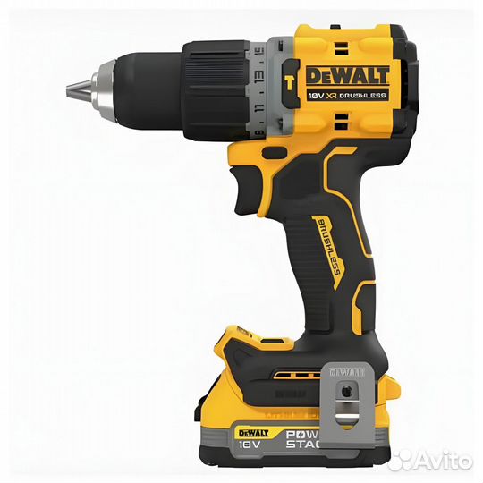 Дрель аккумуляторная ударная dewalt DCD805E2T-QW