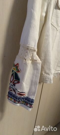 Джинсовая куртка для девочки zara