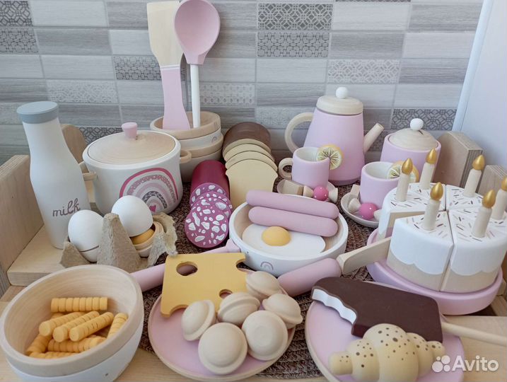 Набор деревянной посуды