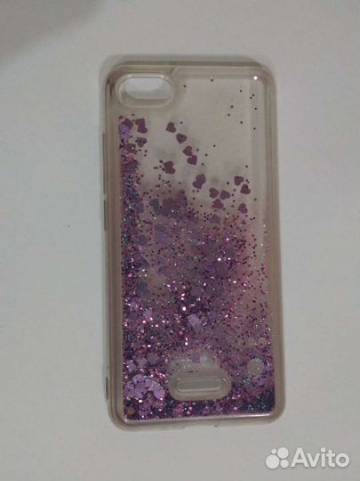 Жидкий переливающийся чехол с блестками для Xiaomi