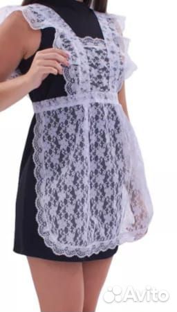 Белый школьный фартук новый все размеры