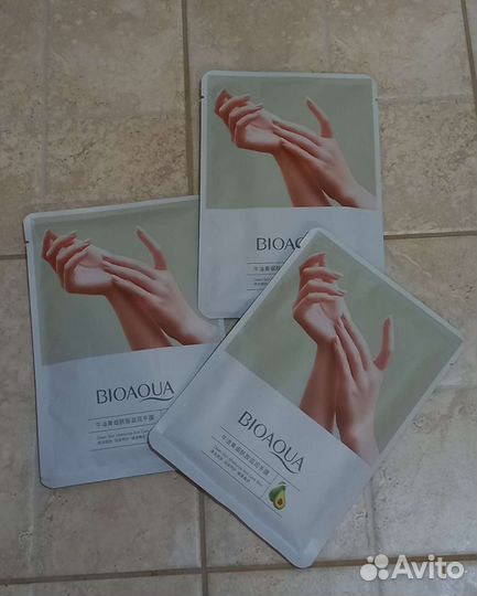 Увлажняющая маска-перчатки для рук с Авокадо